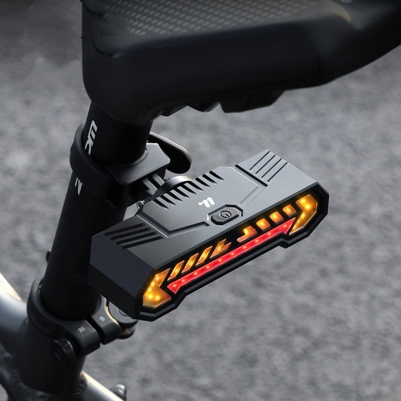 Feu arrière vélo LED clignotant avec télécommande