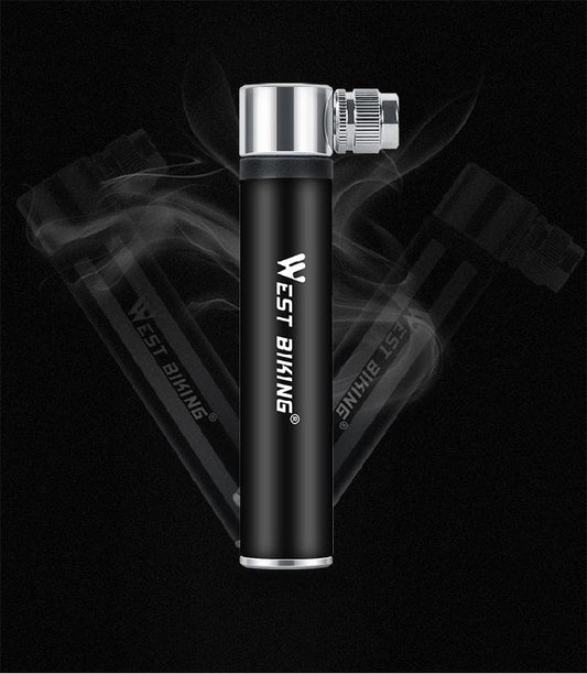 Mini pompe vélo portable compatible presta schrader