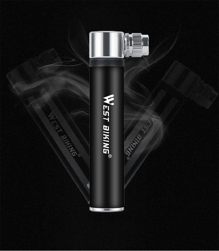Mini pompe vélo portable compatible presta schrader