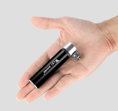 Mini pompe vélo portable compatible presta schrader