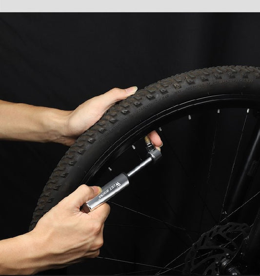 Mini pompe vélo portable compatible presta schrader