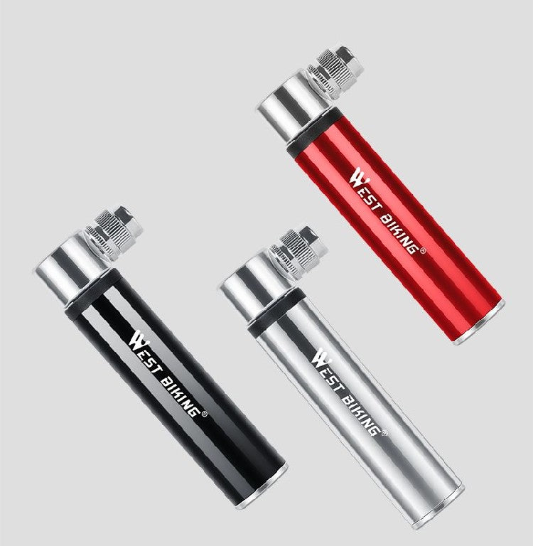 Mini pompe vélo portable compatible presta schrader