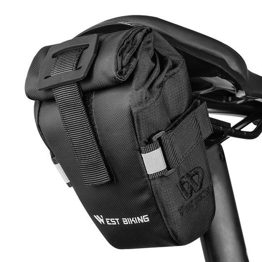 Sac arrière vélo étanche fixation selle rangement compact