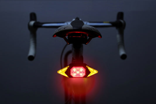 Clignotant vélo LED rechargeable USB avec télécommande sans fil