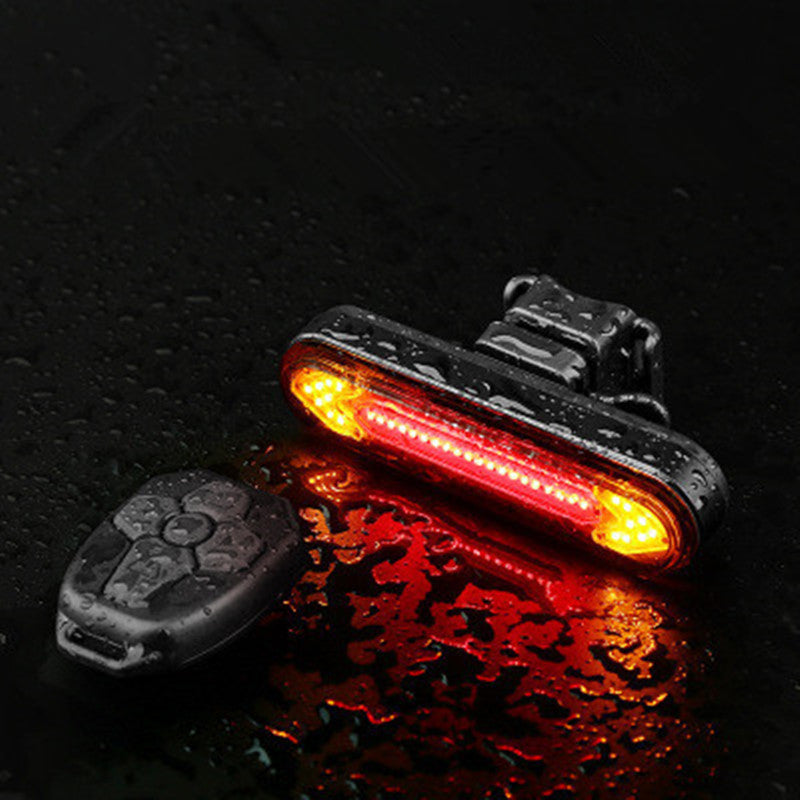 Feu arrière vélo LED clignotant sans fil télécommande USB