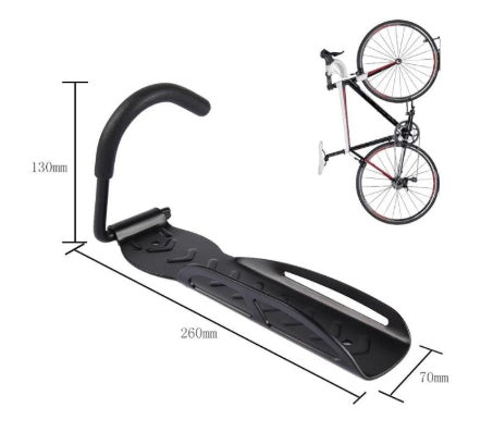 Support mural vélo acier fixation murale rangement vélo