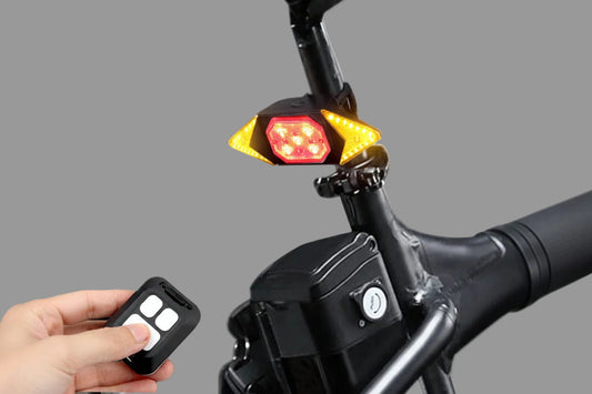 Clignotant vélo LED rechargeable USB avec télécommande sans fil
