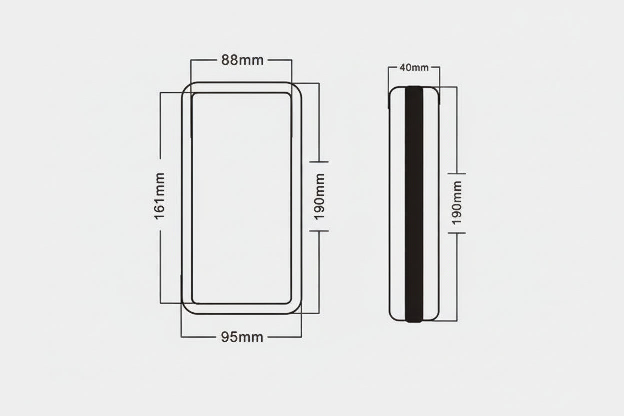 Sac vélo rigide étanche support téléphone cadre écran tactile